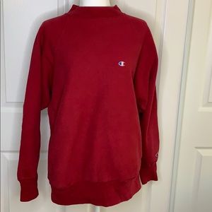 Red Champion sweatshirt